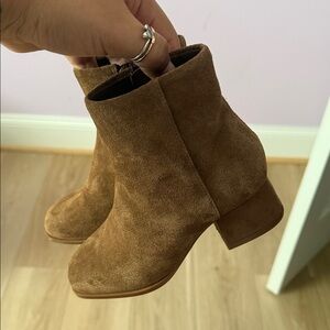 GB Girls Brown Ankle Booties